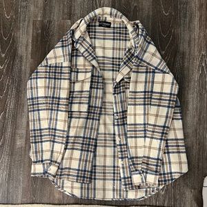 Kittenish Oversized Plaid Shacket